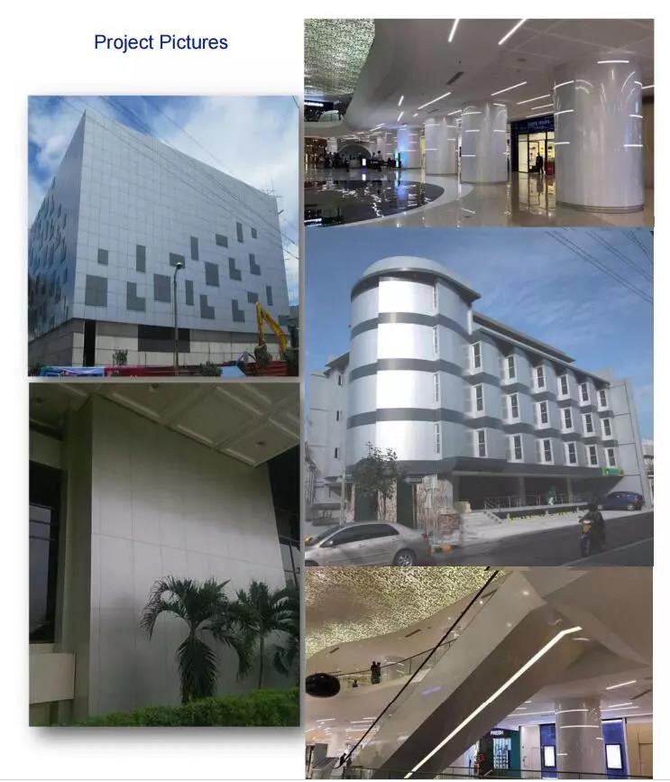 FEVE aluminium composite panel project